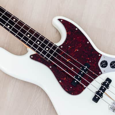 2022 Fender Heritage ‘60s Jazz Bass Olympic White Lacquer w/ Hangtags, Japan MIJ image 7