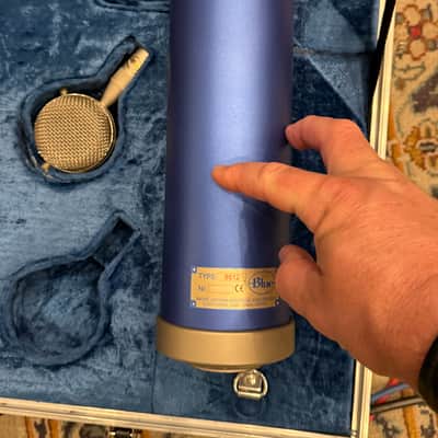 Blue Bottle Tube Mic with B6 Capsule 2010s - Blue image 3