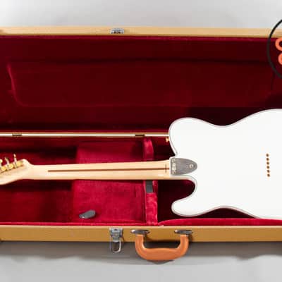 2012 Fender MIJ TN72G Thinline Super Deluxe Telecaster Olympic White Gold Hardware Japan w/ HSC Bild 6