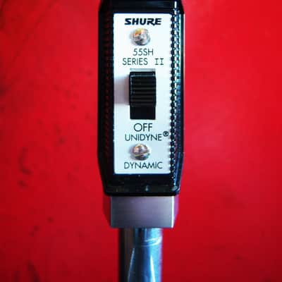 Vintage 1970's Shure 55SH dynamic cardioid Microphone Low Z w mic case 55 55S Super55 556S image 9
