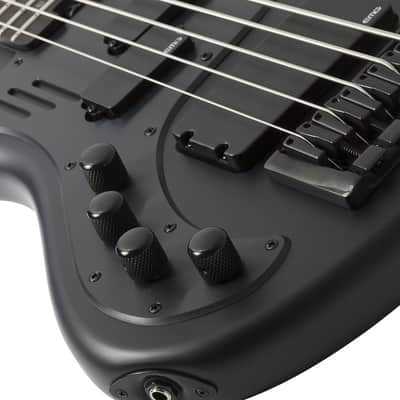Schecter Stiletto-5 Stealth Pro LH - Satin Black (2274) image 12