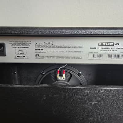 Line 6 Spider IV 15 15-Watt 1x8" Digital Modeling Guitar Practice Amp 2009 - 2016 - Black image 6