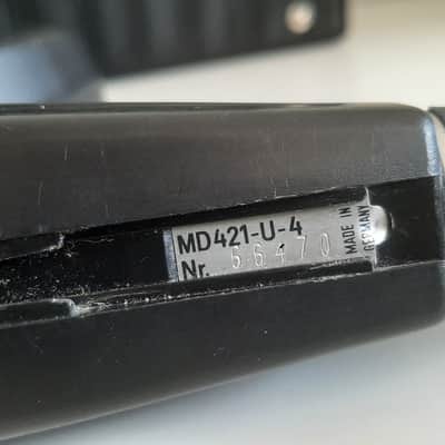 Sennheiser MD 421-U4 Cardioid Dynamic Microphone 1960s - 1990s - Black image 13