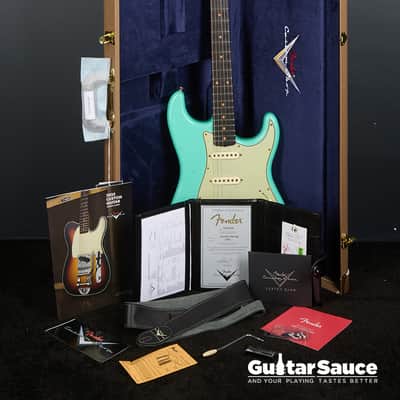 Fender Custom Shop 59 Stratocaster Rosewood Journeyman Super Faded Aged 2025 - Sea Foam Green (Cod.1926NG) image 18