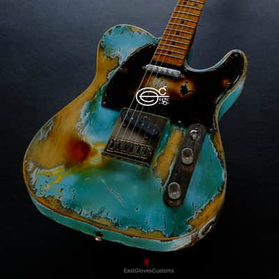 Fender Telecaster Daphne Blue Heavy Aged Relic image 3