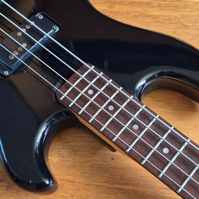 Aria Heritage Laser Electric bass 1985 - Gloss Black image 7