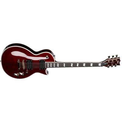 ESP LTD EC-1000T CTM Electric Guitar - See-thru Black Cherry image 4
