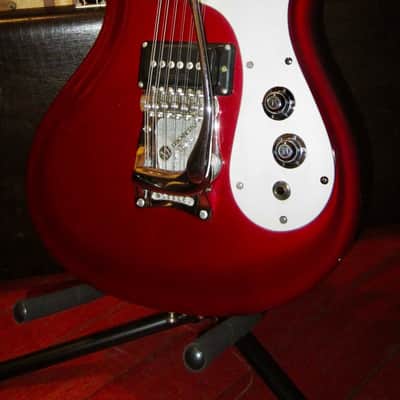 ~1965 Mosrite The Ventures 12 String Candy Apple Red image 1