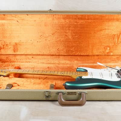 Fender American Vintage '57 Stratocaster Yamano Music 2004 Ocean Turquoise Metallic w/ OHSC image 2