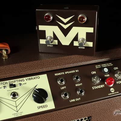 Magnatone Twilighter Stereo 22+22W Reverb/Vibrato Tube Amp Head w/ FTSW & Cover image 6