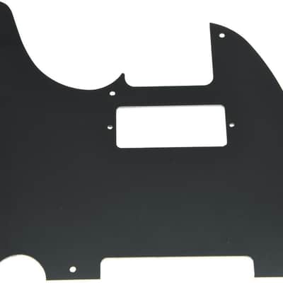Tele Style Pickguard Guitar Pick Guard Scratch Plate with Mini Humbucker Pickup Hole for Tele/Telecaster Black 3 Ply image 2