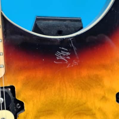 OLP by Ernie Ball Double Neck 6 & 12 String 2000's - Sunburst Figured Top image 5