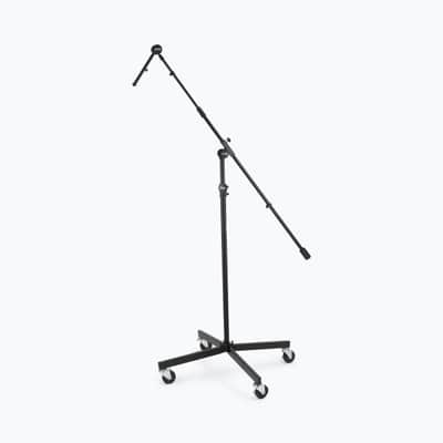 On-Stage SB96 Tripod Studio Mic Boom with 7" Mini Boom Extension and Casters image 5