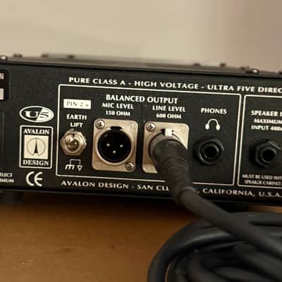 Avalon U5 Direct Box / Instrument Preamplifier - Silver image 3