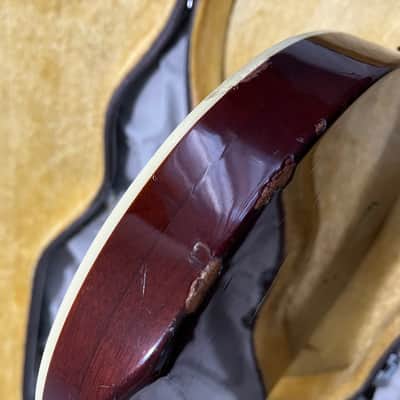 Ibanez 2615B Artist Series Double Cutaway 4-String Bass 1970s - Natural Mahogany image 19