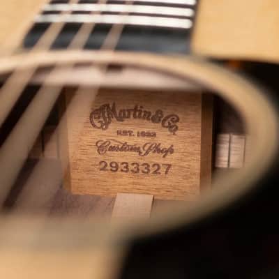 Martin Custom Shop Dreadnought Acoustic Guitar - Black Walnut with Hardshell Case image 21
