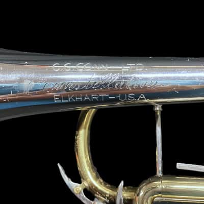 CG CONN CONN CONNSTELLATION 28 A CORNET - SILVER - BRASS image 22