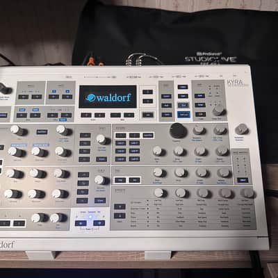 Waldorf Kyra 128-Voice VA Synthesizer with custom desktop stand image 1