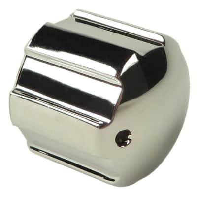 Line 6 Spider II III POD X3, Low Down Silver Push Knob 30-45-0011 PLASTIC CHROME image 1