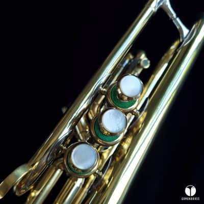 F.E. Olds & Son Super Recording Los Angeles offset valves cornet gamonbrass image 16