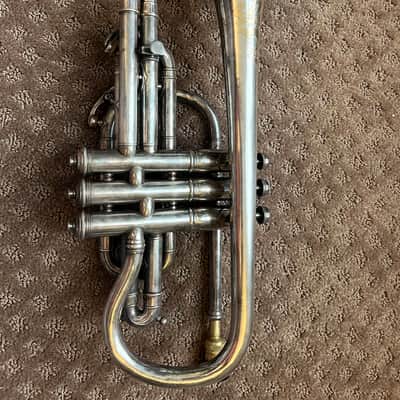 J.W. York & Sons Professional Model Cornet, Serial # 11698 image 3