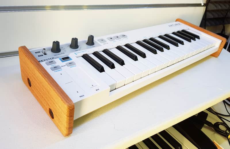 Arturia Keystep Solid Oak Stand from Synths And Wood image 1