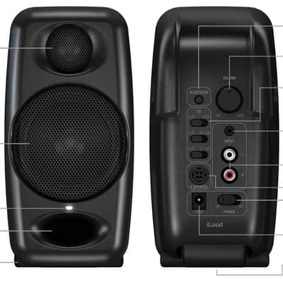 IK Multimedia iLoud Micro 3" Powered Studio Monitor Pair image 3