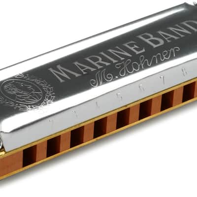 Hohner Marine Band 1896 Harmonica - Key of E Flat image 1