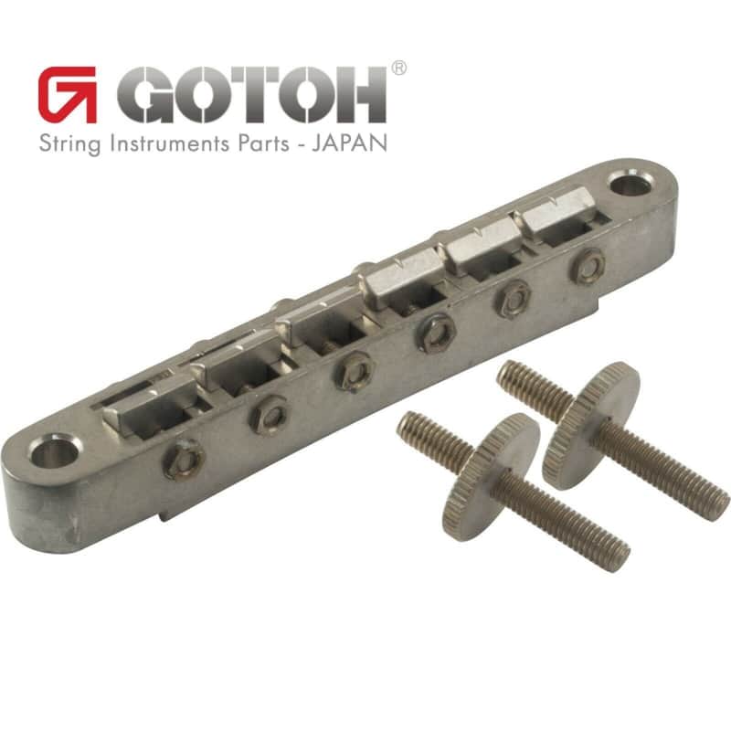 NEW Gotoh GE104B RELIC ABR-1 Tunematic Bridge w/ M4 Threaded Posts - AGED NICKEL image 1