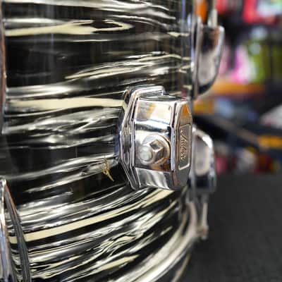 Vintage 1969 Ludwig USA 13" Maple Tom - Black Oyster Pearl + Keystone Badge | 9x13" image 13