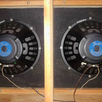 1965 Blackface Fender Bassman 2x12 Speaker Cab image 7