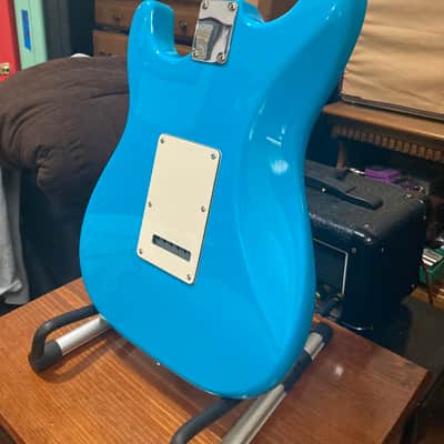 Fender Stratocaster 6.5 lbs. PC Miami Blue Roasted Maple Neck Fender 57/62 Pickups image 5