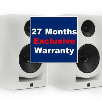 Kali Audio IN-8 V2 8" Active Studio Pair Monitor - White image 1