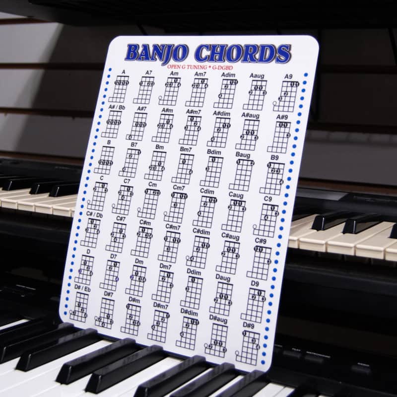 Banjo Chord Chart for g D G B D image 1