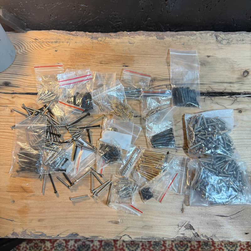 bulk lot of Guitar pickup screws direct mount fram or pickguard for luthier repairs image 1