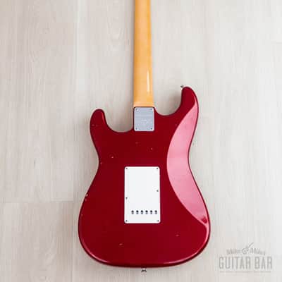 2020 Fender Custom Shop Limited Edition 1969 Stratocaster Journeyman Relic Aged Firemist Red w/ Case, COA, Tags image 3