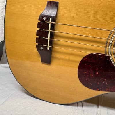 Sigma Guitars STB-ME Acoustic-Electric Bass with Case - MIK Made In Korea 1992 - Natural image 5