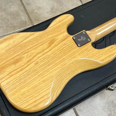 1977 Fender Fretless Precision Bass Natural Ash image 4