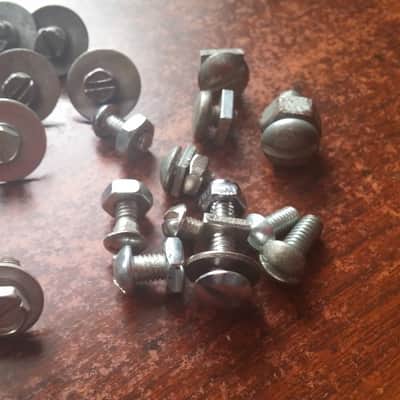 Rogers VINTAGE DRUM PARTS LOT Star Mount Washers BOLTS / LUG MOUNTING SCREWS image 7