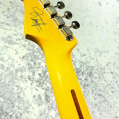 Fender Mexico Jimmie Vaughan Tex-Mex Stratocaster (2011'USED) - 2 Color Sunburst - image 5
