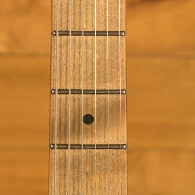 EVH Striped Series Frankenstein Frankie - Maple - Red with Black Stripes Relic image 7