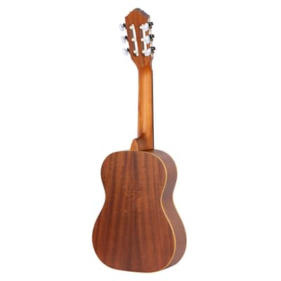Ortega R121-1/4-L Family Series Spruce Top Mahogany Neck 1/4 Size Nylon 6-String Classical Acoustic Guitar w/Gig Bag For Left Hand Player image 2