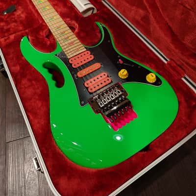Ibanez JEM777-LG Steve Vai 30th Anniversary Limited Edition with Pink Pickups 2017 - Loch Ness Green image 6