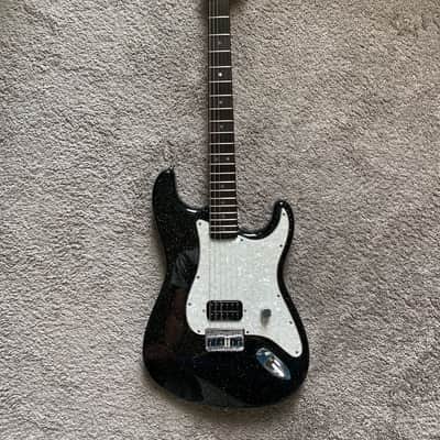 Fender Tom Delonge Stratocaster - Galaxy Black Flake Finish by Marty Bell w/ Fender Deluxe Case image 4