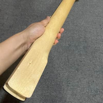 New Maple 22 Fret 27 inch Baritone guitar Neck Gloss 42 mm Nut image 4