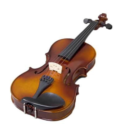 Left-Handed 4/4 Full Size Solid Wood Violin w/ Case Brazilwood Bow Rosin & Shoulder Rest image 3