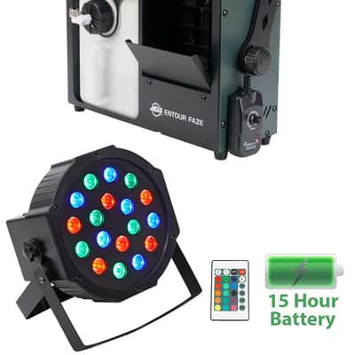 American DJ Entour Faze Water Based Haze Machine Hazer+Rechargeable Wash Light image 1