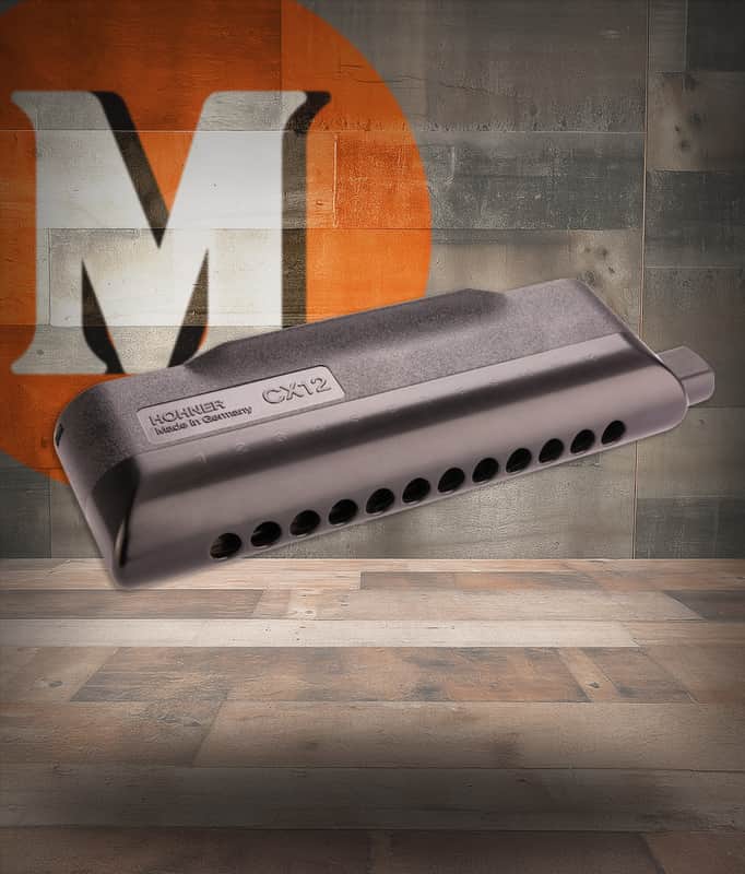 Hohner CX-12 Black - Key Of C (7545-C) image 1