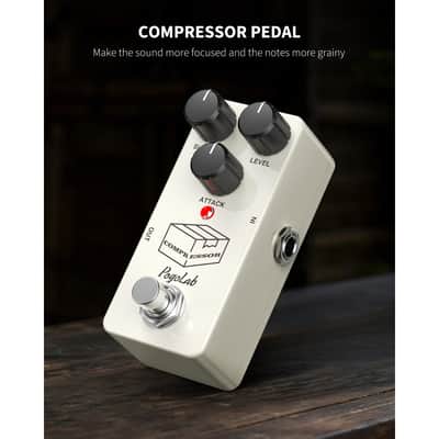 POGOLAB Compressor Guitar Effect Pedal True Bypass Sustain Level DC 9V image 4