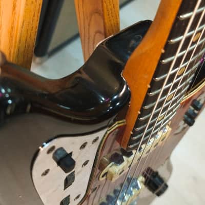 Fender Jaguar 1963 Black Refin with Matching Headstock image 10
